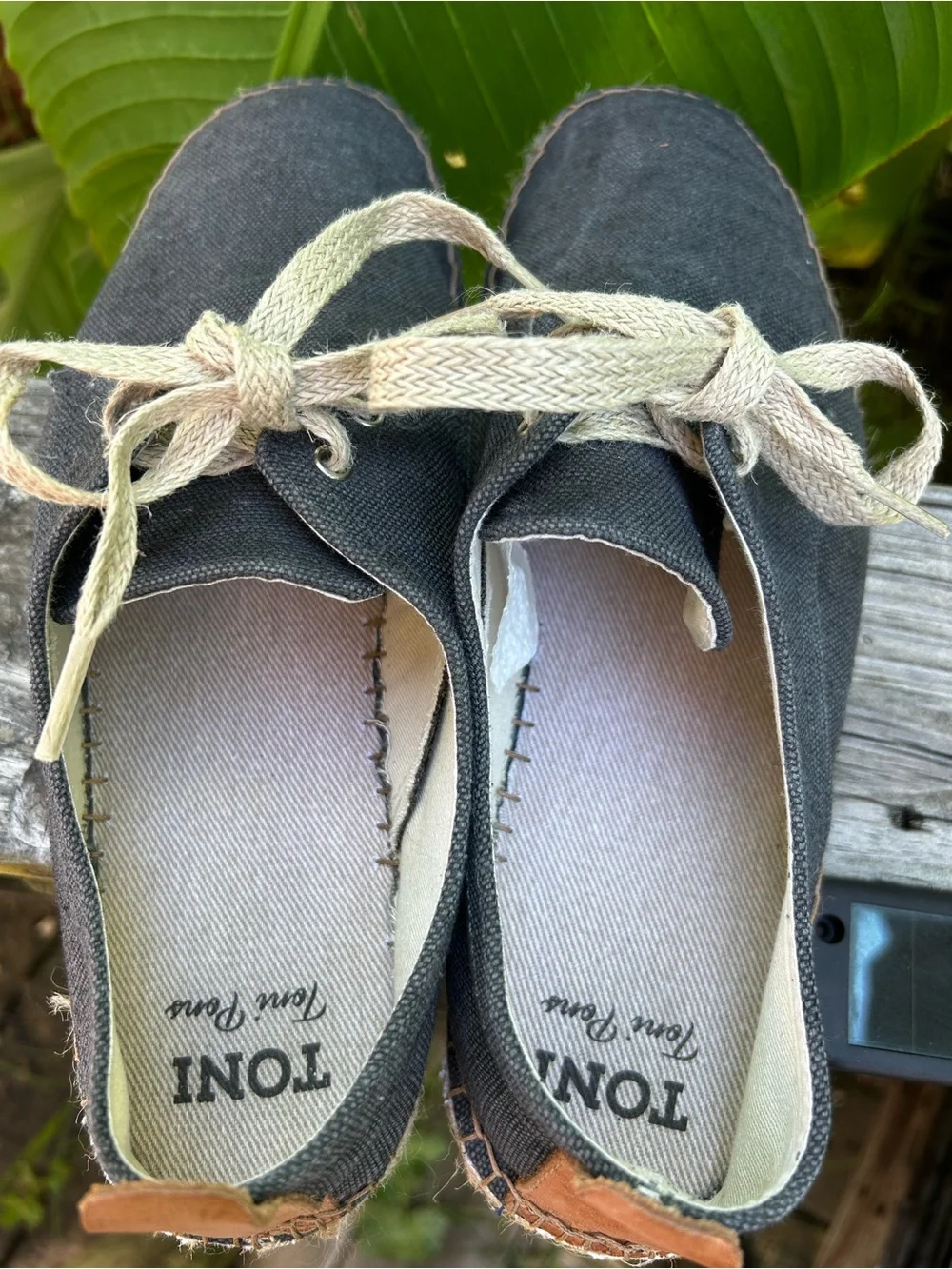 Toni Pons Espadrille Dixon Lace Up Blue Vegan Shoes Made In Spain Mens 10  EU 44